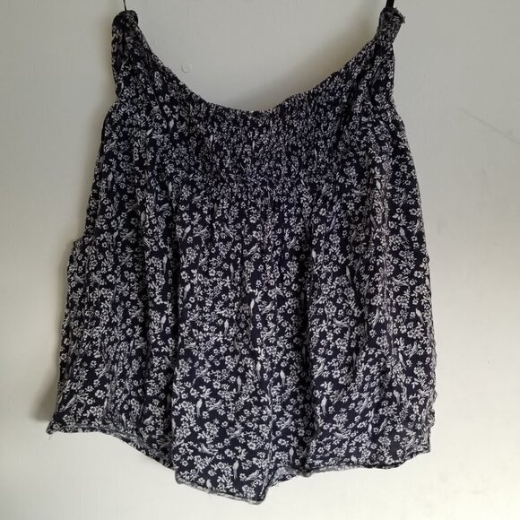 Torrid Floral Sleeveless Babydoll Smocked Tube Top - Picture 3 of 9